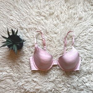 George Pink Love Amour Print Bra